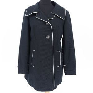 LIZ LANGE Maternity Polka Dot Pea Coat‎